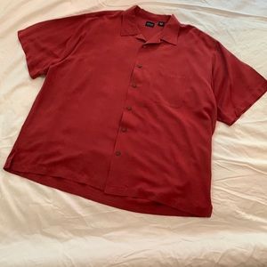 Arrow Men’s Silk Button Up XL